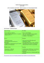 Premium Edelmetalldepot